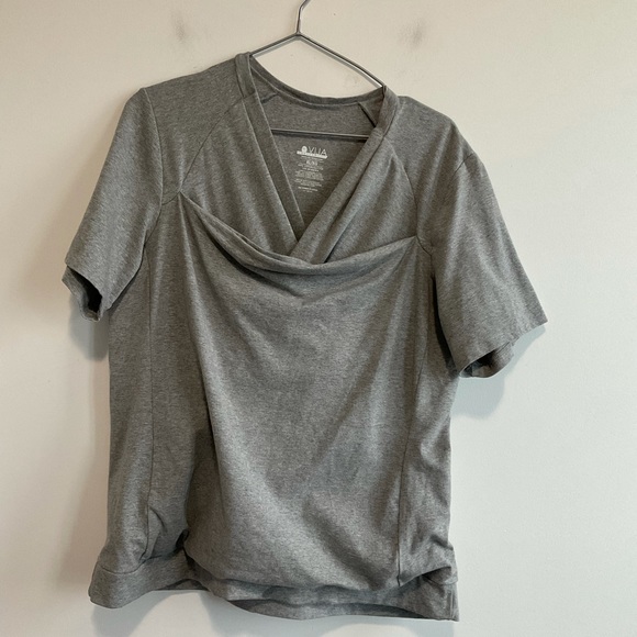 VIJA Design Men's Skin-To-Skin Kangaroo Short Sleeve Grey T-Shirt XL - Picture 3 of 9